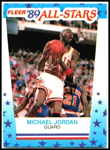 1989-90 Fleer Stickers #3 Michael Jordan Chicago Bulls