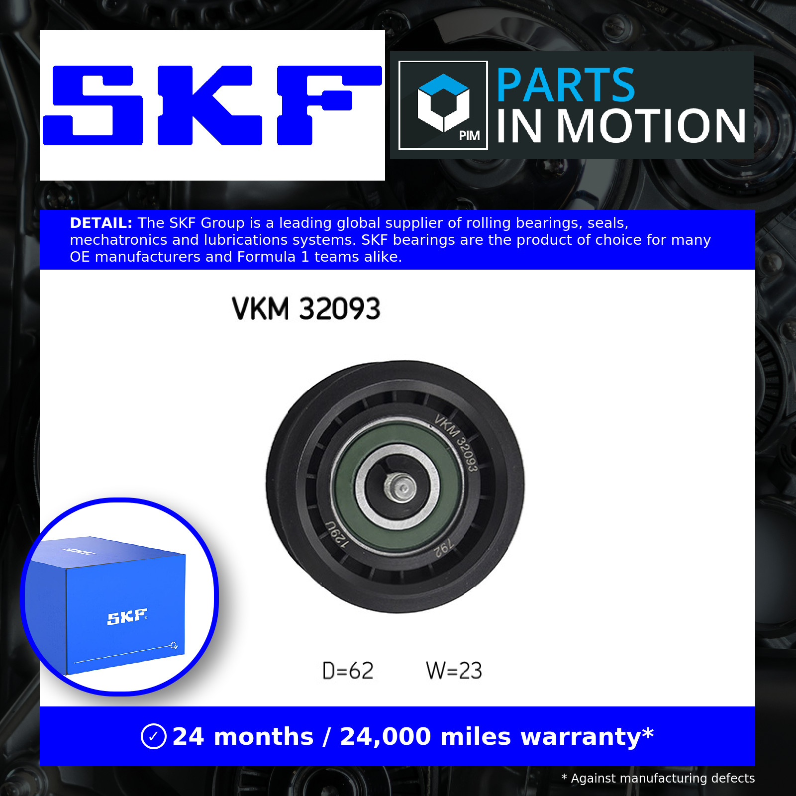 ✅Fits SKF VKM 32093 BELT TENSIONER UNIT ⭐UK Seller⭐ - Image 7