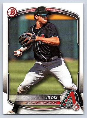 JD DIX  DBACKS 2025 BOWMAN DRAFT #BD-161