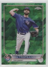 2022 Topps Chrome Update Sapphire Edition Green 59/75 Nick Tropeano #US285 2k3