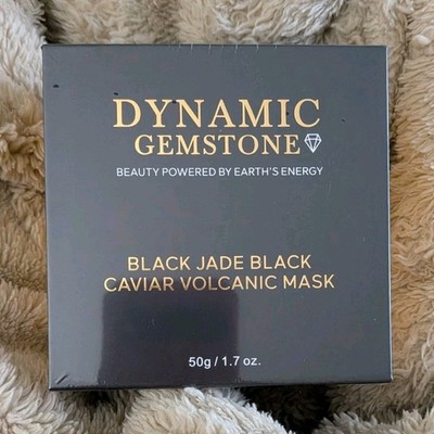 Dynamic Gemstone Volcanic Mask Black Jade Caviar Detox 1.7 oz Face Neck