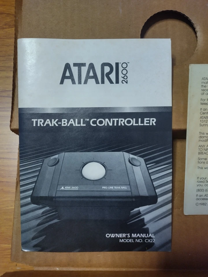 ATARI 2600 Track-Ball CONTROLLER Pro-Line Arcade Action Brand New (NOS) - Image 4 of 4