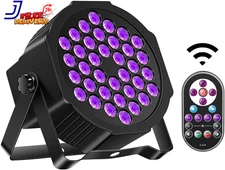 36LED Black Lights 72W UV Stage Lights Blacklight with Glow in the Dark Party Su
