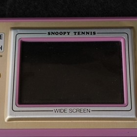 JUNK, Nintendo Game & Watch Snoopy Tennis SP-30 Wide Screen Boxed - Sound Works