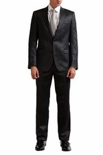 Versace Collection Men's Wool Sparkle Two Button Suit Size 40