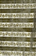 RETRO Mid-Century Silk & Cotton Velvet Scalam...