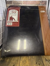 Photo Album Bonded Leather Acid Free Mounting Pages Collection 3 Book LOT 1996