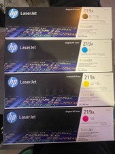 Image of Genuine Original HP 219A, Toner Cartridge W2190A, W2191A, W2192A, W2193A, LOT
