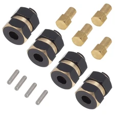 4Pcs Brass Extended Hex Adapters Replacement Parts For Axial SCX24 1/24 RC Car G