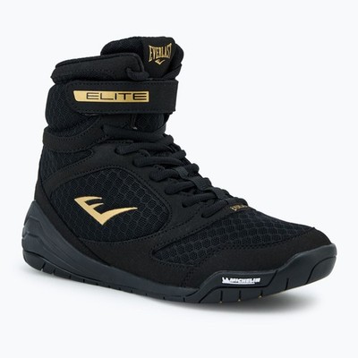 Everlast Elite 2 Boxschuhe Herren Kampfsport Boxstiefel Schwarz Gr. EU 44