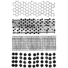 Stampers Anonymous Tim Holtz Cling Stamps 7"X8.5", Mixed Media
