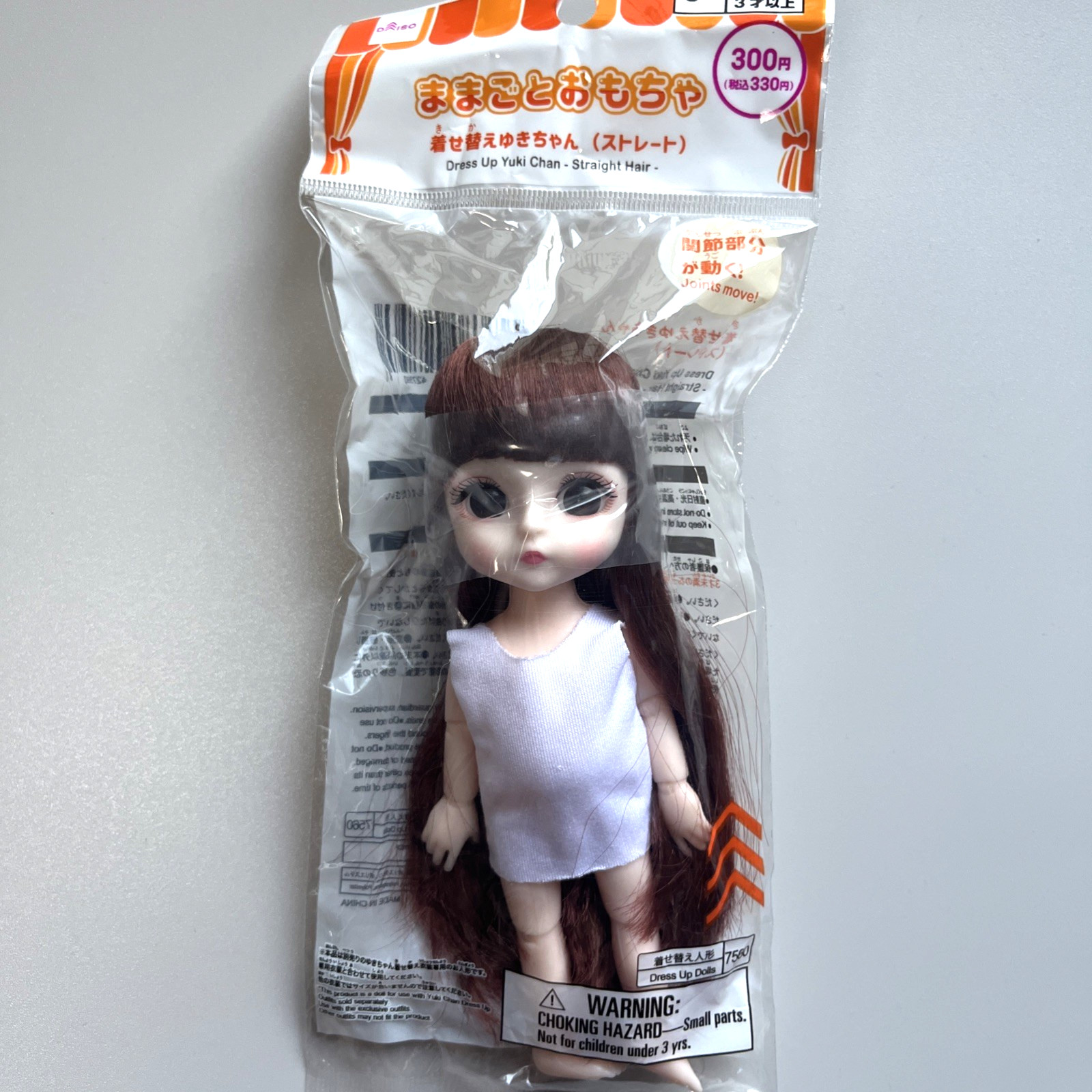DAISO Dress-up doll Yuki-chan Doll body Joint movement