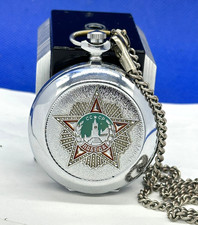 Molnija 3602 ornament vintage pocket watch ChChZ Watch Factory USSR Soviet
