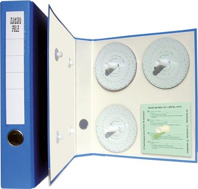 RNK Verlag Ordner für Diagrammscheiben blau (1 Stück)