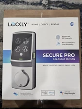 Lockly Fingerprint WiFi Keyless Entry Smart Door Lock PGD728WSN 3D Fingerprint