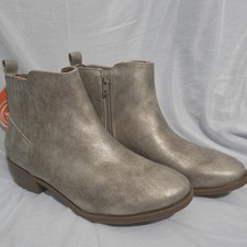 Wonder Nation GIRL'S Fashion Ankle Booties Color Taupe. Size 4, 5 NEW