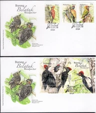 [KKK] Malaysia FDC - 2013 Woodpecker Birds in Malaysia