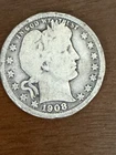 1908 P Barber Quarter G