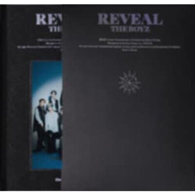 THE BOYZ [REVEAL] 1st Album MOON CD+Photo Book+Post Card+Film+2 Card SEALED