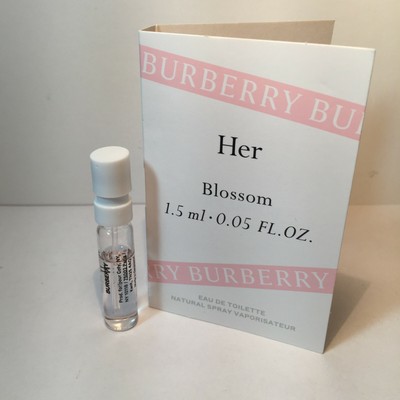 burberry her sample