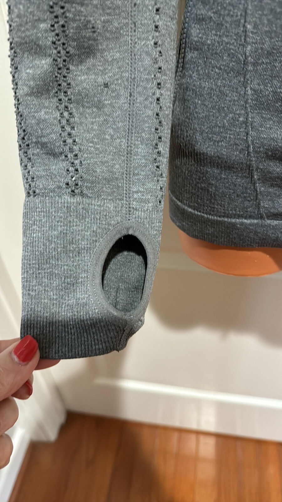 FABLETICS Kiley Seamless Pierced Fitted Hooded Zi… - image 2