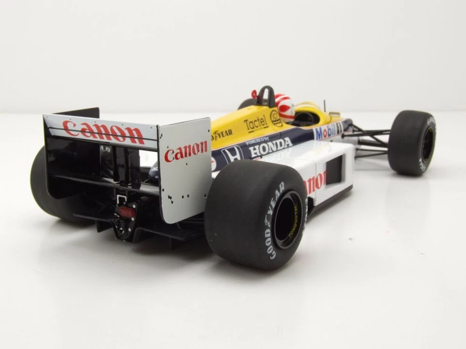 Williams Honda FW11 #6 Formula 1 Brasile GB 1986 N. Piquet Modellino 1:18 MCG - Immagine 2 di 4