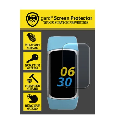 GARD 3 Pack Full Face Coverage GEL 3D Film Screen Protector For Watch Fitbit Charge 6