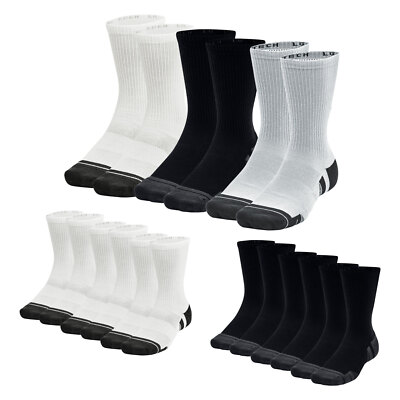 6, 9, 12 Paar Under Armour Herren Damen Sportsocken Performance Tech-Crew-Socken