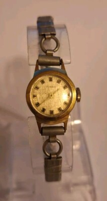 Schöne Vintage Timex Damen Mechanische Uhr für Reparaturen 
