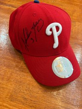 Phillies Abraham Nunez Autographed New Era Hat w/Certificate of Authenticity