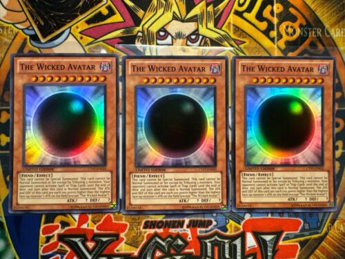 X3 The Wicked Avatar - Super Rare - CT07-EN023 NMx2 + VLPx1 - Picture 1 of 13
