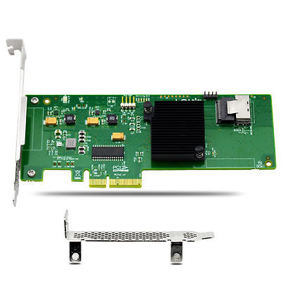 LSI SAS2004-4i 9211-4i 6Gbps 4 Ports HBA PCI-E SATA SAS RAID Controller  Card | eBay