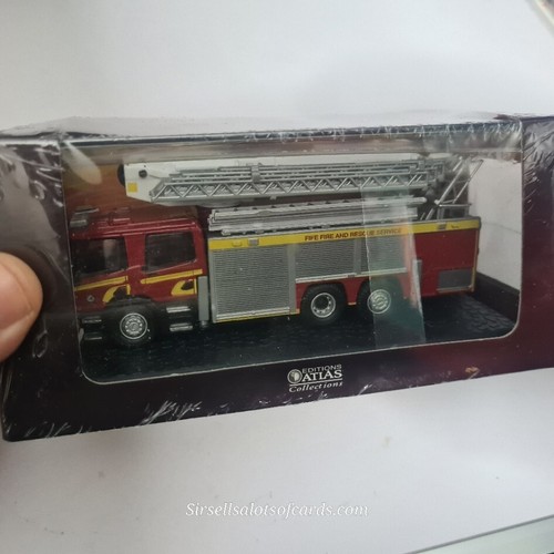 Atlas Editions Scania Aerial Rescue pump fire engine truck 1:76 sealed boxed - Picture 2 of 7
