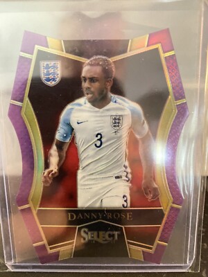 2016 Select Soccer Danny Rose Mezzanine Level Purple Refractor /149 England