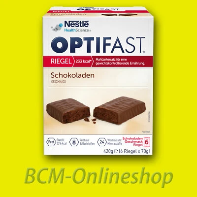 OPTIFAST KONZEPT Diät Riegel = 6 x Mahlzeitenersatz | Abnehmen | Eiweiß Vitamine