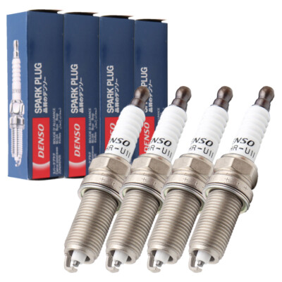 4x DENSO K16HR-U11 Zündkerzen für NISSAN MICRA III (K12) 1.2 16V 65/80 PS