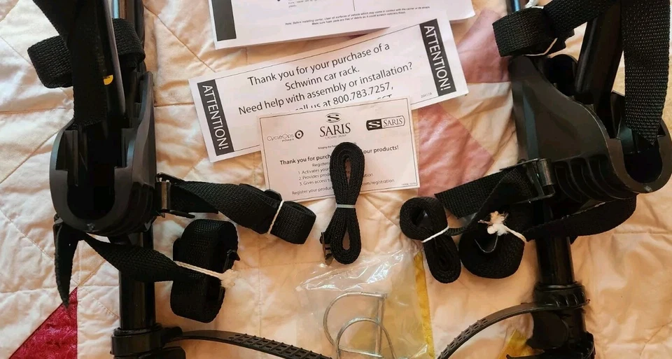 Schwinn Trunk Rack 3 Bike Mount 171R Max Weight 35 Lbs Per Bike New In Box  - Image 4 of 4