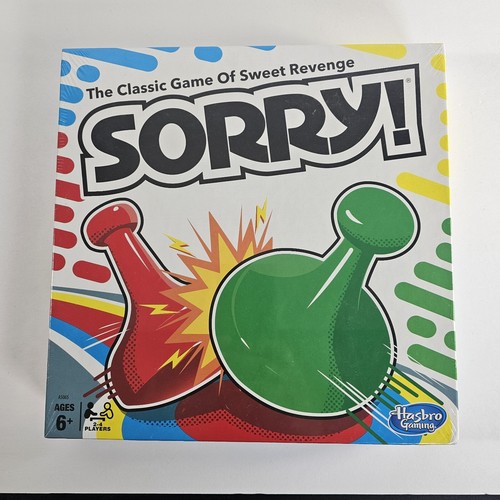Sorry! Hasbro Classic Board Game of Sweet Revenge Family Fun Ages 6+ - Picture 2 of 13