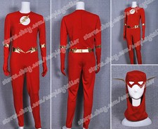 The Flash Cosplay B A Red Jumpsuit Costume High Quality Wonderful For Parties