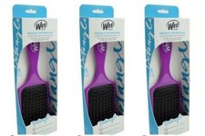 BL Wet Brush Detangler Purple Paddle 9.5 Inch - THREE PACK