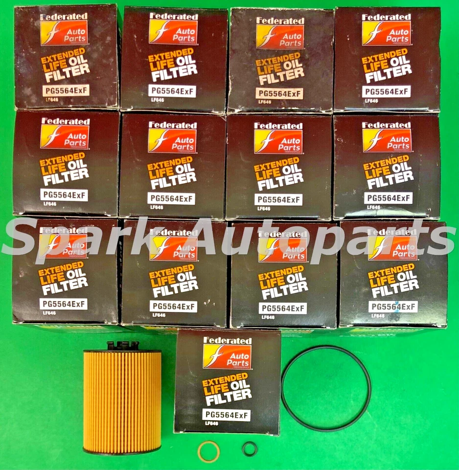 New Lot of 13 Engine Synthetic Oil Filters FEDERATED PG5564EXF For BMW, CH10530 Foto 2 de 3