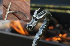 Stainless Steel Fire Poker Fireplace BBQ Firewood