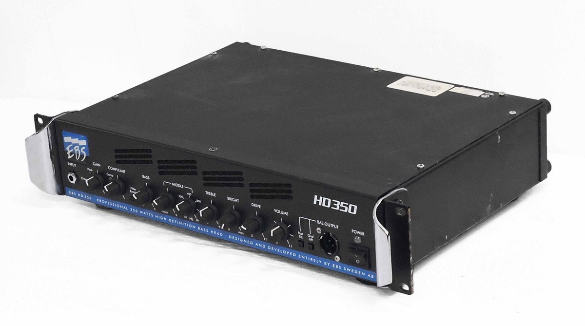 EBS HD350 ベースヘッドアンプ 生産終了品 EBS HD-350 Bass Guitar Amp Head 350W Used Tested w/ Power
