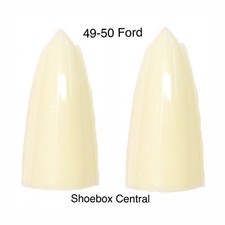 1949 49 1950 50 Ford Car Dome Pillar Light Lenses Pair New