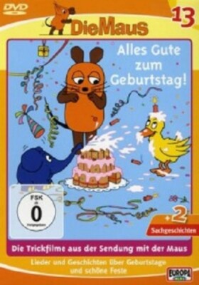 DIE MAUS - 13/ALLES GUTE ZUM GEBURTSTAG  DVD  KINDERFILM  NEU