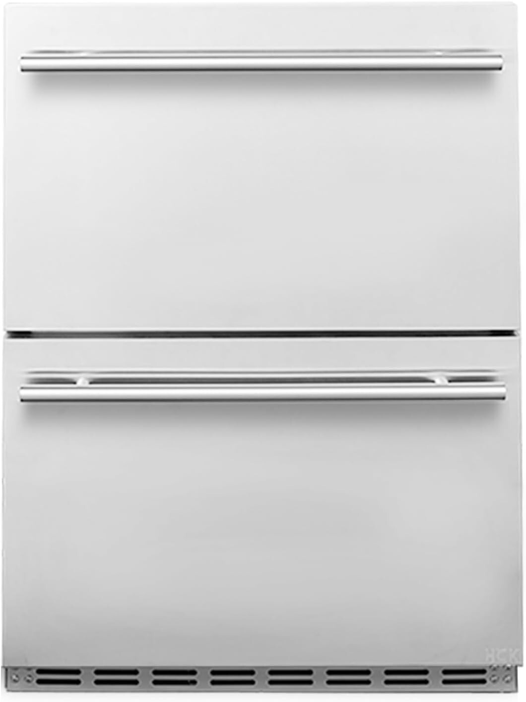 HCK 24 Inch Under Counter Beverage Refrigerator,Double Drawer Beverage
