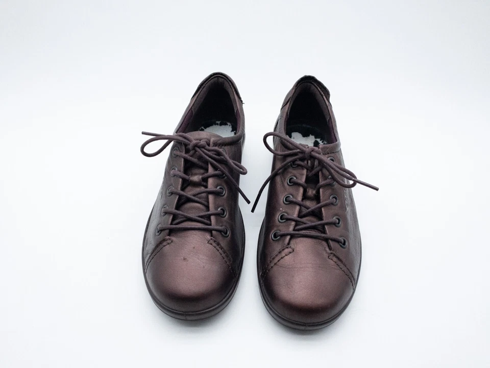 Ecco Soft 2.0 Sneakers Da Donna Scarpe Stringate Mezza Scarpe Gr 35 Art 17104-5 - Immagine 3 di 4