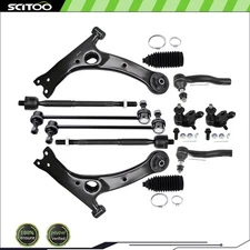 For 2004-09 Toyota Prius Front Control Arm Suspension Tie Rod Lower Ball Joints