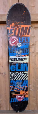 Great Snow SNOWBOARD Winter 46.5'' Long FIREFLY