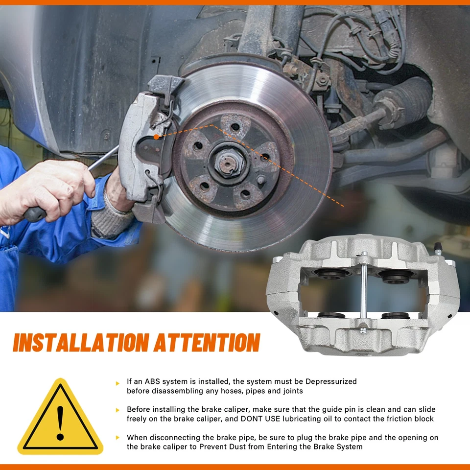 4Pcs For 1965-1982 Chevrolet Corvette Front Rear Left Right Disc Brake Calipers - Image 4 of 4